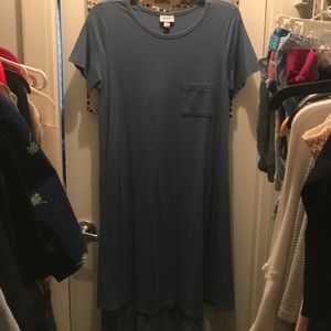 LulaRoe Rusty Blue Carly